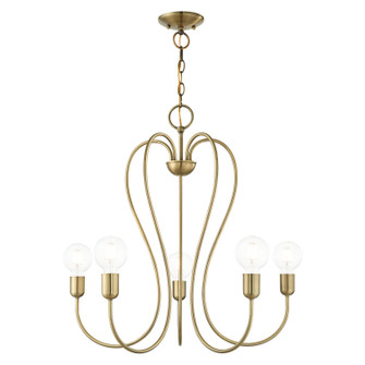 Mid. Chandeliers Candle by Livex Lighting ( 107 | 41365-01 Lucerne ) 