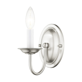 Sconces Single Candle by Livex Lighting ( 107 | 4151-91 Home Basics ) 