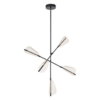 Large Chandeliers Starburst by Kuzco Lighting ( 347 | CH62737-BK/LG Mulberry ) 