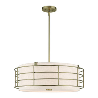 Pendants Drum Shade by Livex Lighting ( 107 | 55115-01 Blanchard ) 