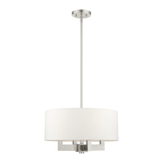 Mini Chandeliers Drum Shade by Livex Lighting ( 107 | 48784-91 Cresthaven ) 