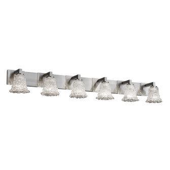 Bathroom Fixtures Five+Lights by Justice Designs ( 102 | GLA-8926-20-LACE-NCKL Veneto Luce ) 