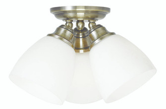 Flush Mounts Cage Style by Livex Lighting ( 107 | 13664-01 Somerville ) 