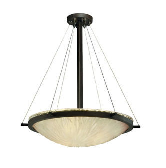 Pendants Bowl Style by Justice Designs ( 102 | GLA-9692-35-WTFR-DBRZ-LED5-5000 Veneto Luce ) 