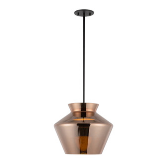 Pendants Glass Down by Kuzco Lighting ( 347 | PD62013-BK/CP Trinity ) 