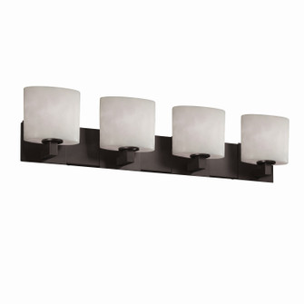 Bathroom Fixtures Four Lights by Justice Designs ( 102 | CLD-8924-30-MBLK-LED4-2800 Clouds ) 