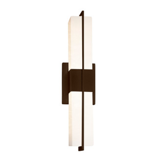 Bathroom Fixtures Cylindrical / Linear by Justice Designs ( 102 | FSN-9051-OPAL-DBRZ Fusion ) 