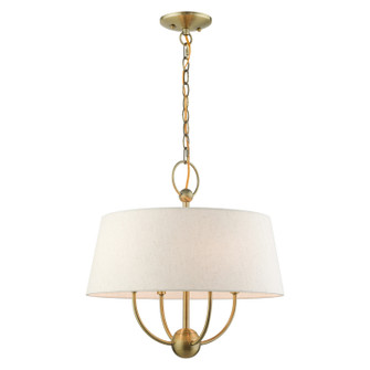 Mini Chandeliers Drum Shade by Livex Lighting ( 107 | 49444-01 Cartwright ) 