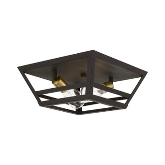 Flush Mounts Cage Style by Livex Lighting ( 107 | 49560-07 Schofield ) 