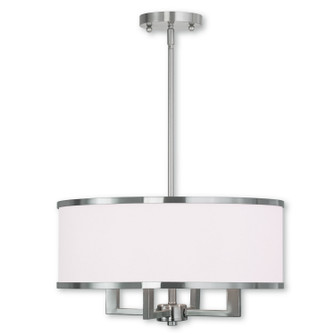 Mini Chandeliers Drum Shade by Livex Lighting ( 107 | 62615-91 Park Ridge ) 