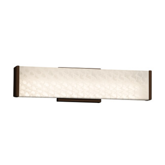 Bathroom Fixtures Cylindrical / Linear by Justice Designs ( 102 | FSN-8601-WEVE-DBRZ Fusion ) 