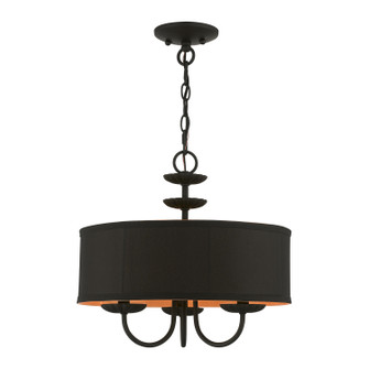 Mini Chandeliers Drum Shade by Livex Lighting ( 107 | 45123-04 Winchester ) 