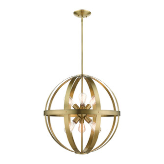 Mid. Chandeliers Sphere by Livex Lighting ( 107 | 49646-01 Stoneridge ) 