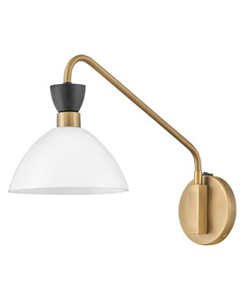 Sconces Single Glass by Lark ( 531 | 83250BK-CO Simon ) 