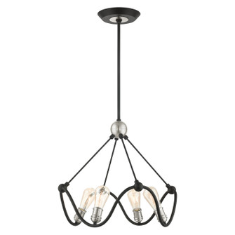 Mid. Chandeliers Glass Up by Livex Lighting ( 107 | 49733-14 Archer ) 
