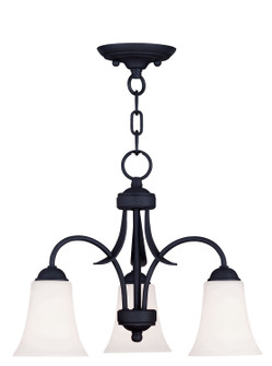 Mini Chandeliers Glass Shade by Livex Lighting ( 107 | 6474-04 Ridgedale ) 