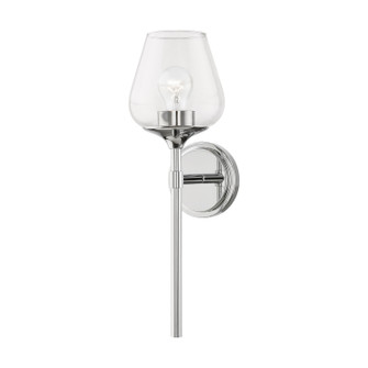 Sconces Single Glass by Livex Lighting ( 107 | 17471-05 Willow ) 