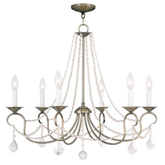 Mid. Chandeliers Candle by Livex Lighting ( 107 | 6516-01 Pennington ) 
