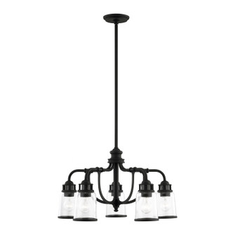 Mid. Chandeliers Glass Down by Livex Lighting ( 107 | 40025-04 Lawrenceville ) 