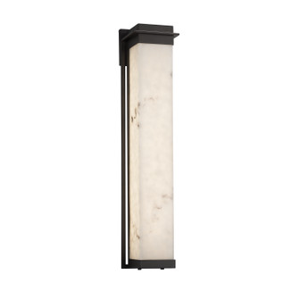 Exterior Wall Mt./Flush by Justice Designs ( 102 | FAL-7546W-MBLK LumenAria ) 