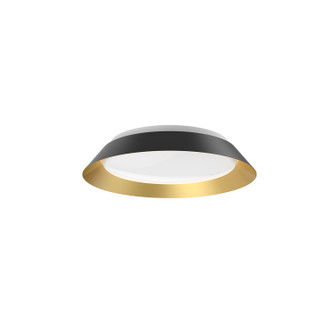 Flush Mounts Glass Down by Kuzco Lighting ( 347 | FM43414-BK/GD Jasper ) 