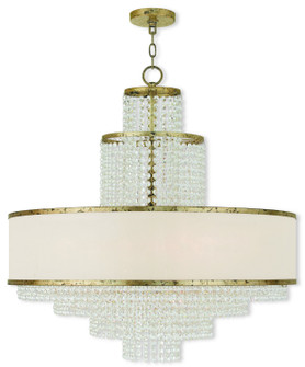 Mid. Chandeliers Drum Shade by Livex Lighting ( 107 | 50788-28 Prescott ) 