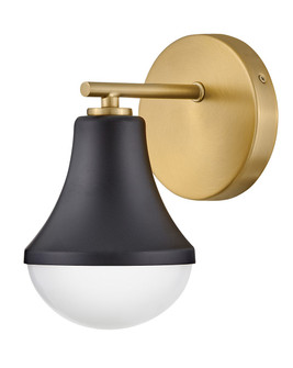 Sconces Single Glass by Lark ( 531 | 85510BK Haddie ) 