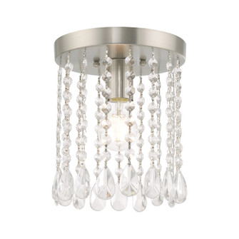 Flush Mounts Glass Down by Livex Lighting ( 107 | 51066-91 Elizabeth ) 