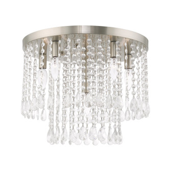 Flush Mounts Glass Down by Livex Lighting ( 107 | 51069-91 Elizabeth ) 