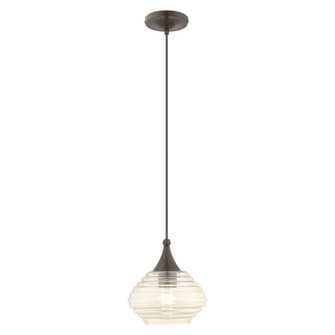 Mini Pendants Cable by Livex Lighting ( 107 | 40644-92 Hand Blown Art Glass Mini Pendants ) 