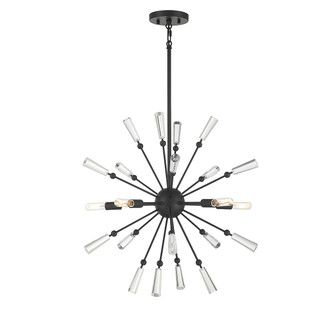 Mid. Chandeliers Starburst by Meridian ( 446 | M7028MBK ) 