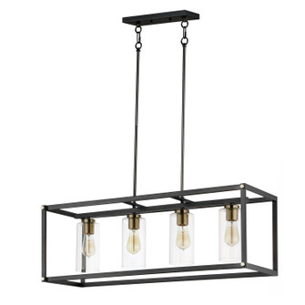 Linear/Island 4 Light + by Maxim ( 16 | 2644BKAB Capitol ) 