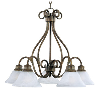 Mid. Chandeliers Glass Down by Maxim ( 16 | 2657MRKB Pacific ) 