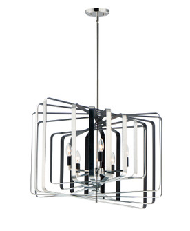Mid. Chandeliers Candle by Maxim ( 16 | 28677PNBK Radial ) 