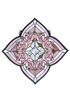 Home Accents Tiffany Windows/Wall Panels by Meyda Tiffany ( 57 | 72642 Ring Of Roses ) 