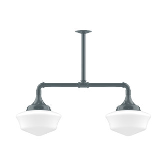 Linear/Island 2 Light Bar by Montclair Light Works ( 518 | MSD021-40-T48 Schoolhouse ) 