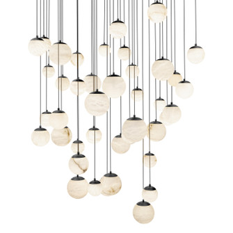 Mid. Chandeliers Multi-Port/Cascade by Modern Forms ( 281 | PD-34441S-BK Pisces ) 