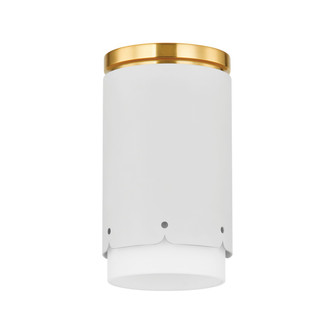Flush Mounts Glass Down by Mitzi ( 428 | H870501-AGB/SWH Asa ) 