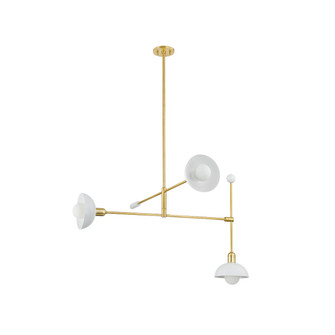 Large Chandeliers Geometric/Linear by Mitzi ( 428 | H878803-AGB/SWH Billie ) 