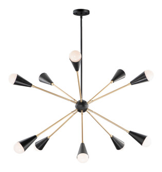 Mid. Chandeliers Starburst by Maxim ( 16 | 11268BKSBR/BUL Lovell ) 