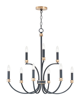 Mid. Chandeliers Candle by Maxim ( 16 | 11377BKAB Charlton ) 