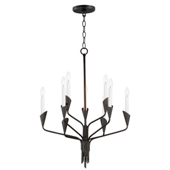 Mid. Chandeliers Candle by Maxim ( 16 | 24349BK Calyx ) 