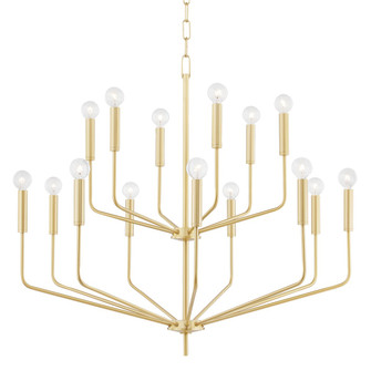 Large Chandeliers Candle by Mitzi ( 428 | H516815-AGB Bailey ) 
