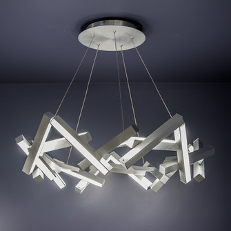 Mid. Chandeliers Geometric/Linear by Modern Forms ( 281 | PD-64834-AL Chaos ) 