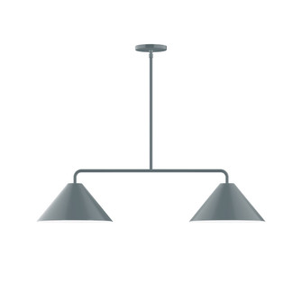 Linear/Island 2 Light Bar by Montclair Light Works ( 518 | MSG422-40 Pinnacle ) 