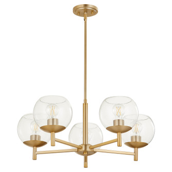 Mid. Chandeliers Glass Up by Quorum ( 19 | 678-5-80 Lyon ) 