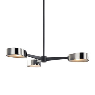 Mid. Chandeliers Glass Down by Troy Lighting ( 67 | F7333-TBK/BCR Allisio ) 