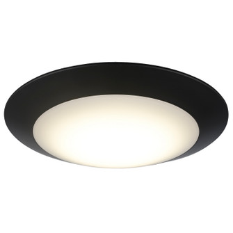 Flush Mounts Ring Shade/Halo by Trans Globe Imports ( 110 | LED-50099 BK Lunaire ) 