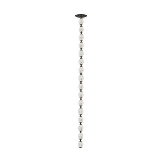 Pendants Glass Down by Visual Comfort Modern ( 182 | 700CLR48BZ-LED930R Collier ) 