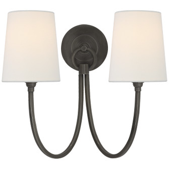 Sconces Double Candle by Visual Comfort Signature ( 268 | TOB 2126BZ-L Reed ) 
